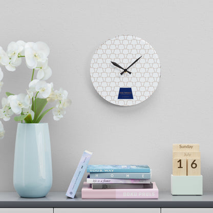 Stylish Acrylic Wall Clock, Modern Home Decor, Minimalist Wall Art, Unique Gift for Housewarming, Elegant Timepiece