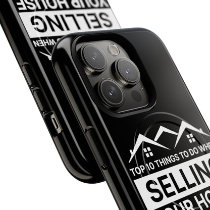 Professional Magnetic Case with Slogan Top 10 Things to Do When Selling