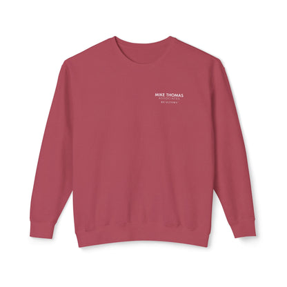 Unisex 100% Ring-Spun Cotton Lightweight Crewneck Sweatshirt