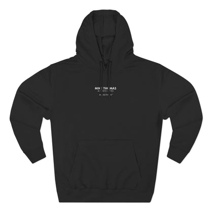 Unisex Cozy Minimalist Hoodie with multiple colors and Mike Thomas logo