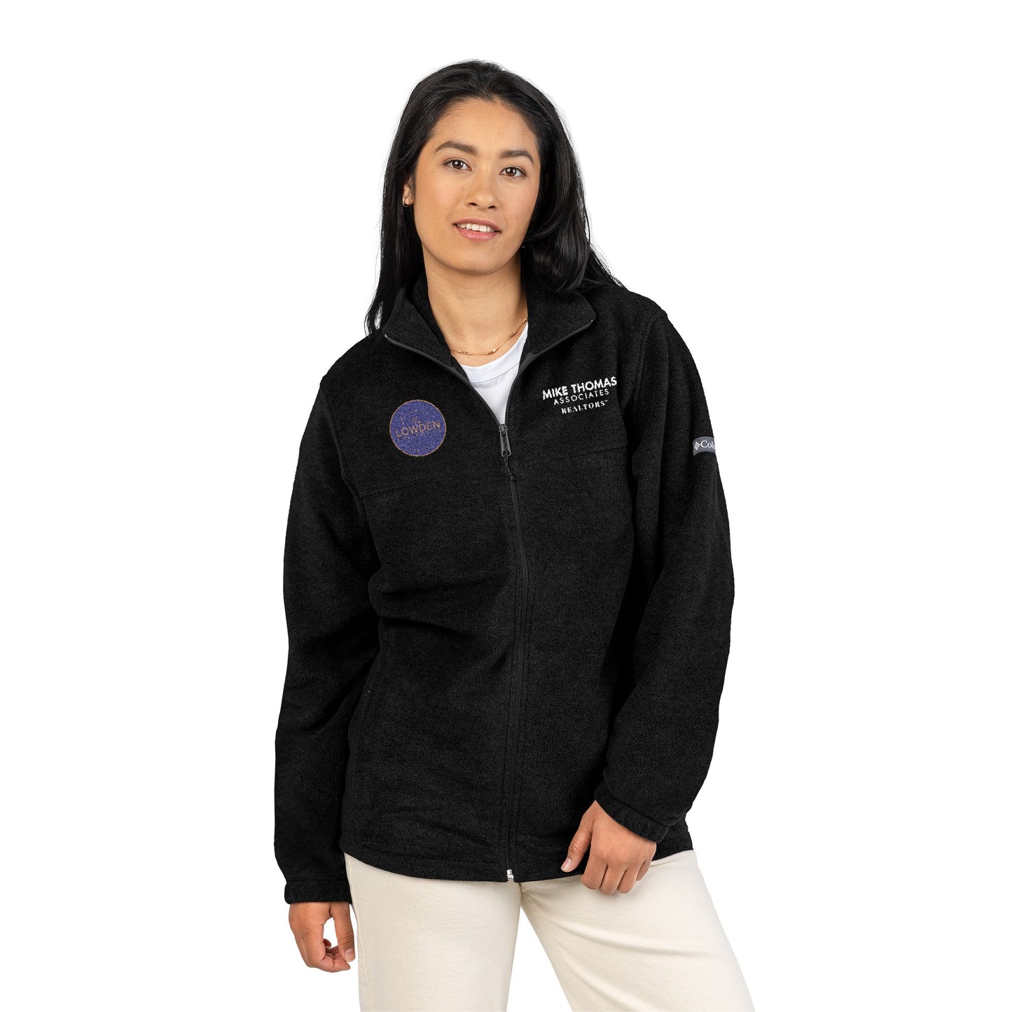 Columbia Cozy Unisex Fleece Jacket | Custom Embroidered | Perfect for Outdoor Activities, Winter Wear, Travel Gear - Lowden