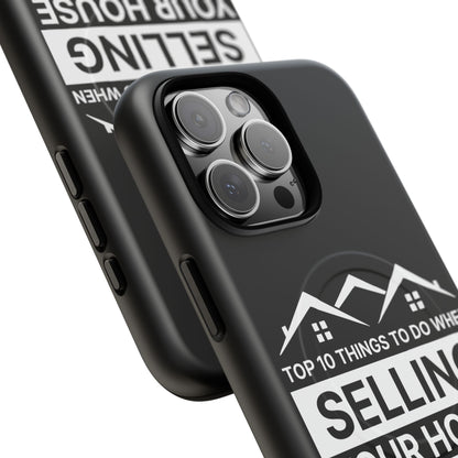 Professional Magnetic Case with Slogan Top 10 Things to Do When Selling