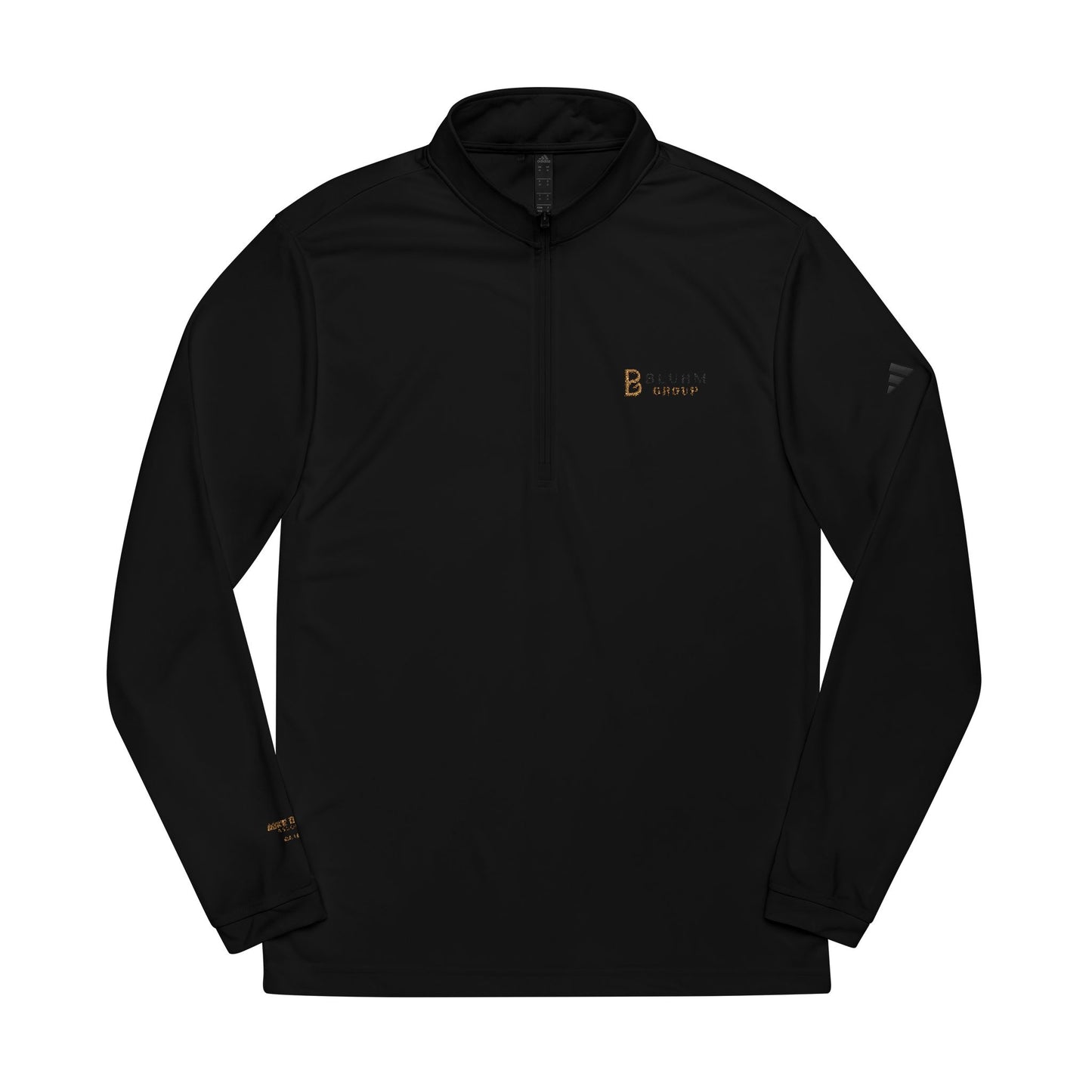 Custom Embroidered adidas® Quarter-Zip Pullover with Team Logos - Bluhm Group