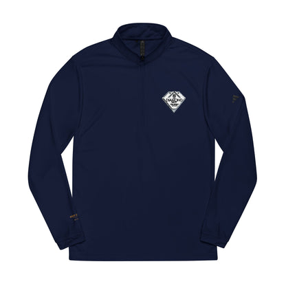 Custom Embroidered adidas® Quarter-Zip Pullover with Team Logos - Diamond Group