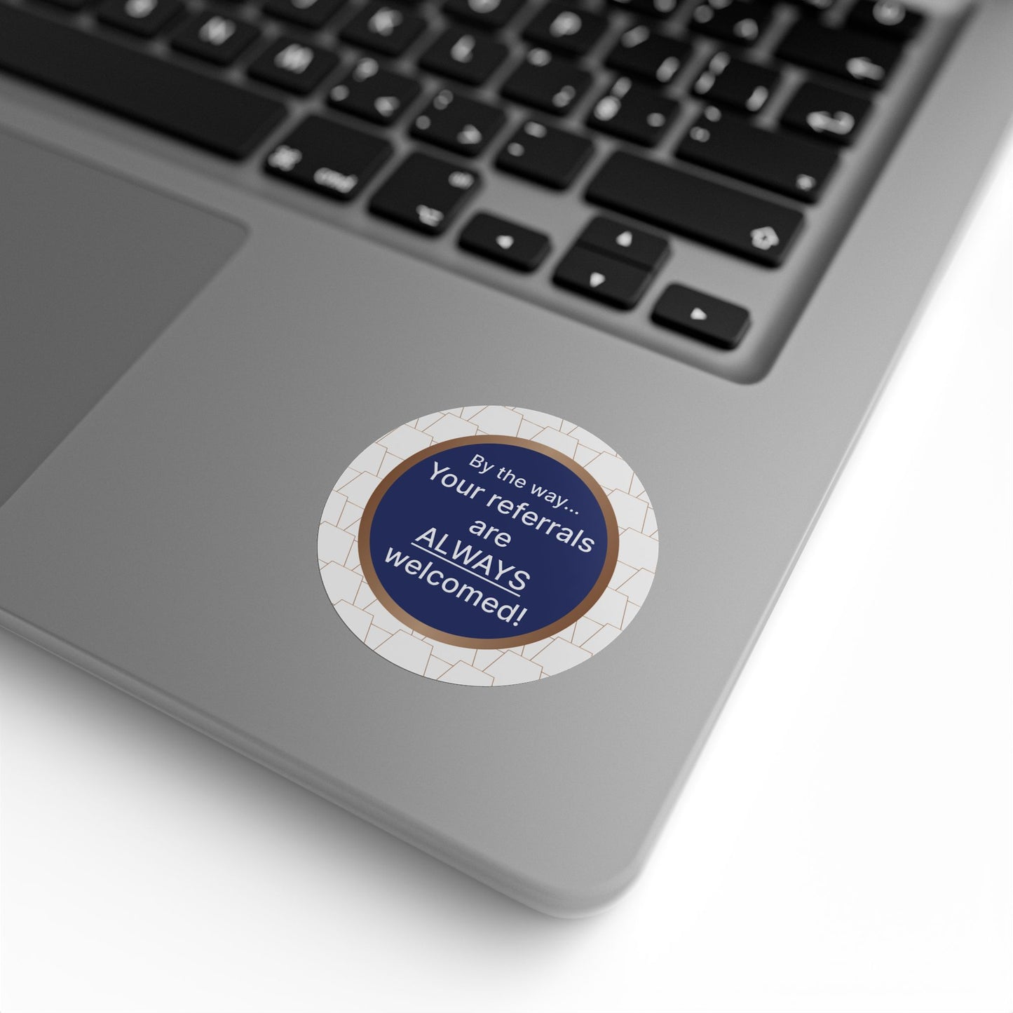 Custom Round Sticker Labels for Referrals, Business Branding Stickers, Reward Stickers, Marketing Labels, Personalized Labels
