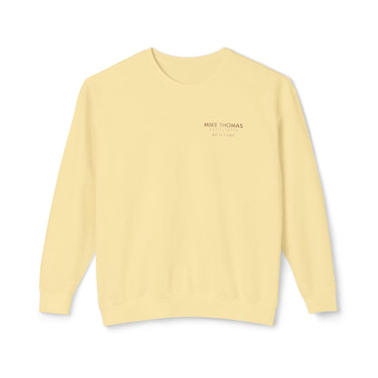 Unisex 100% Ring-Spun Cotton Lightweight Crewneck Sweatshirt
