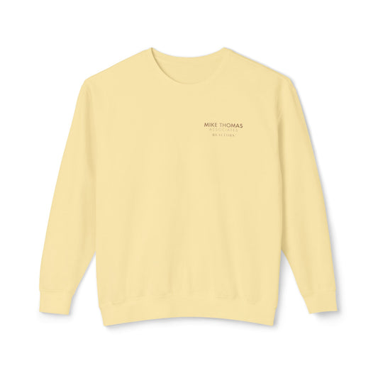 Unisex 100% Ring-Spun Cotton Lightweight Crewneck Sweatshirt