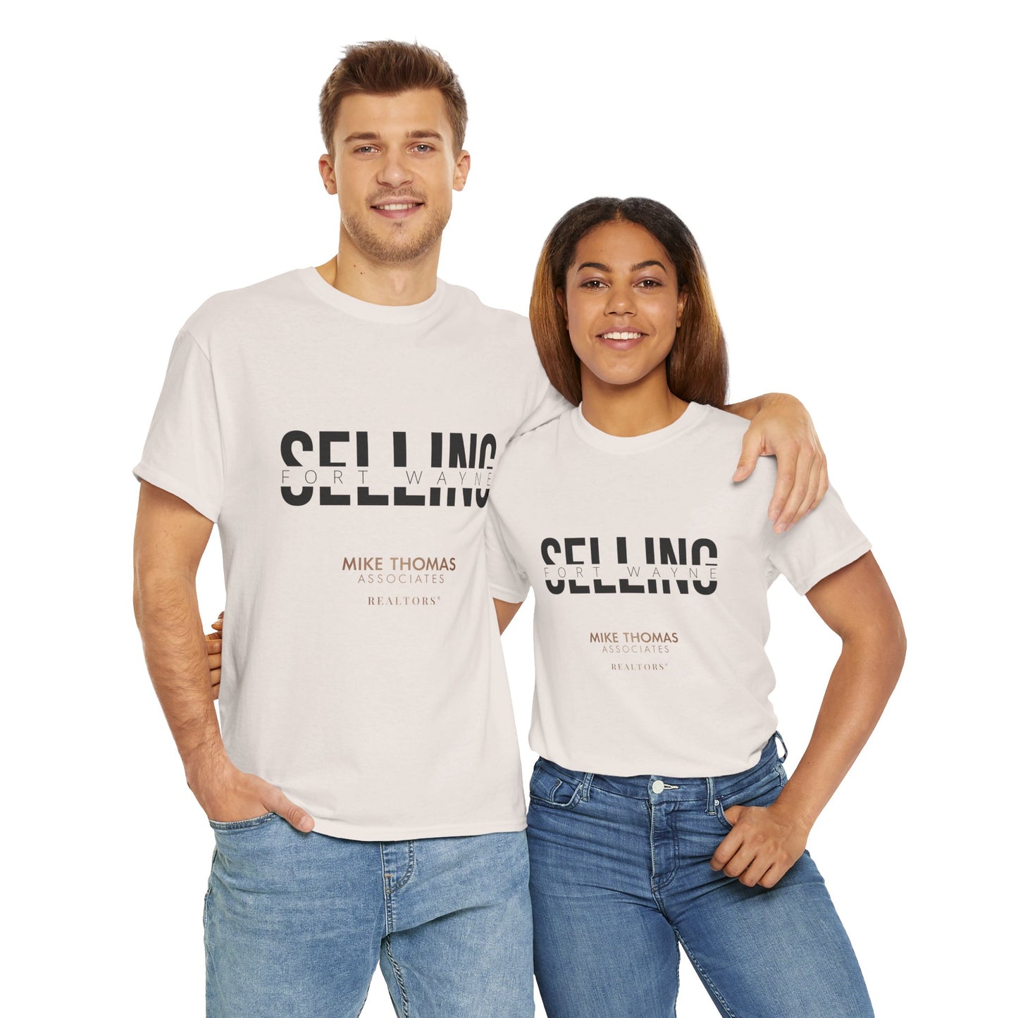 Unisex Heavy Cotton Tee - Selling Fort Wayne Design - Indiana Home Match