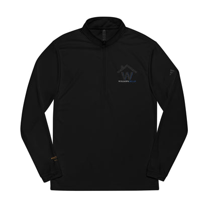 Custom Embroidered adidas® Quarter-Zip Pullover with Team Logos - Walborn Group