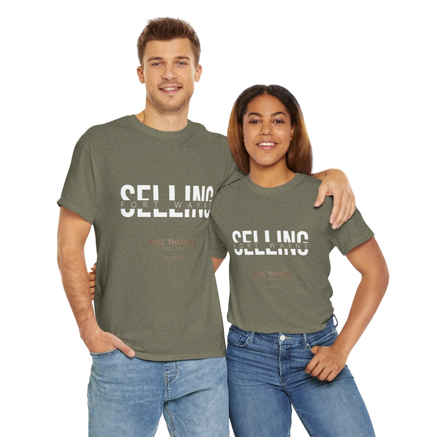 Unisex Heavy Cotton Tee - Selling Fort Wayne Design - Indiana Home Match