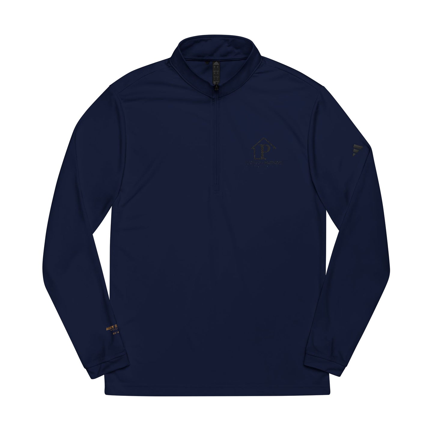Custom Embroidered adidas® Quarter-Zip Pullover with Team Logos - Platinum Partners