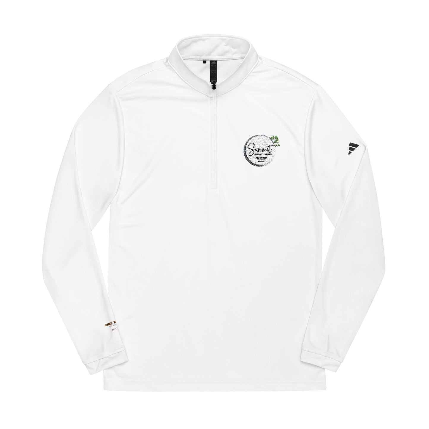 Custom Embroidered adidas® Quarter-Zip Pullover with Team Logos - Summit Property Group