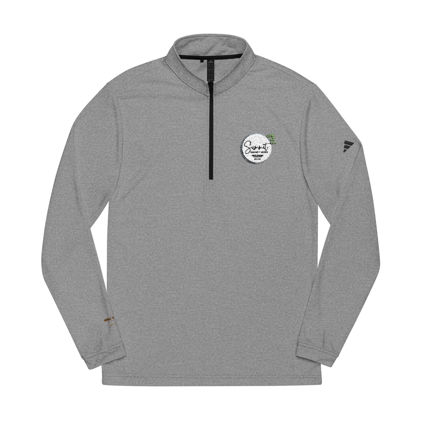 Custom Embroidered adidas® Quarter-Zip Pullover with Team Logos - Summit Property Group