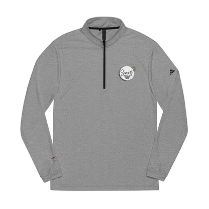 Custom Embroidered adidas® Quarter-Zip Pullover with Team Logos - Summit Property Group