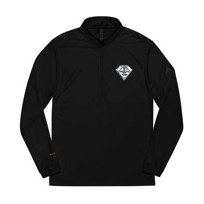 Custom Embroidered adidas® Quarter-Zip Pullover with Team Logos - Diamond Group