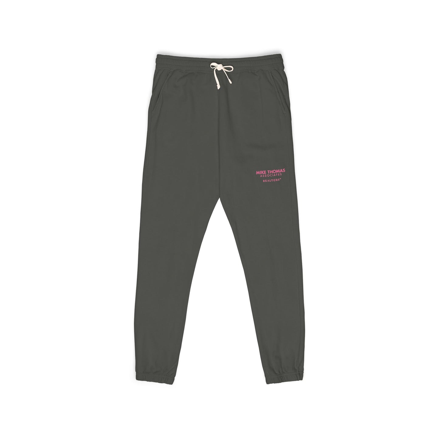Cozy Women Garment-Dyed Sweatpants – Mike Thomas Pink Logo