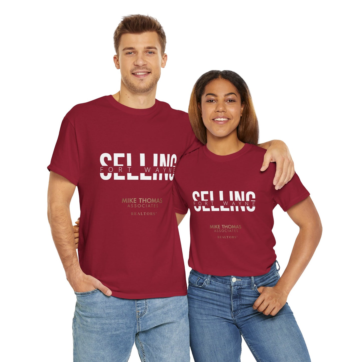 Unisex Heavy Cotton Tee - Selling Fort Wayne Design - Indiana Home Match