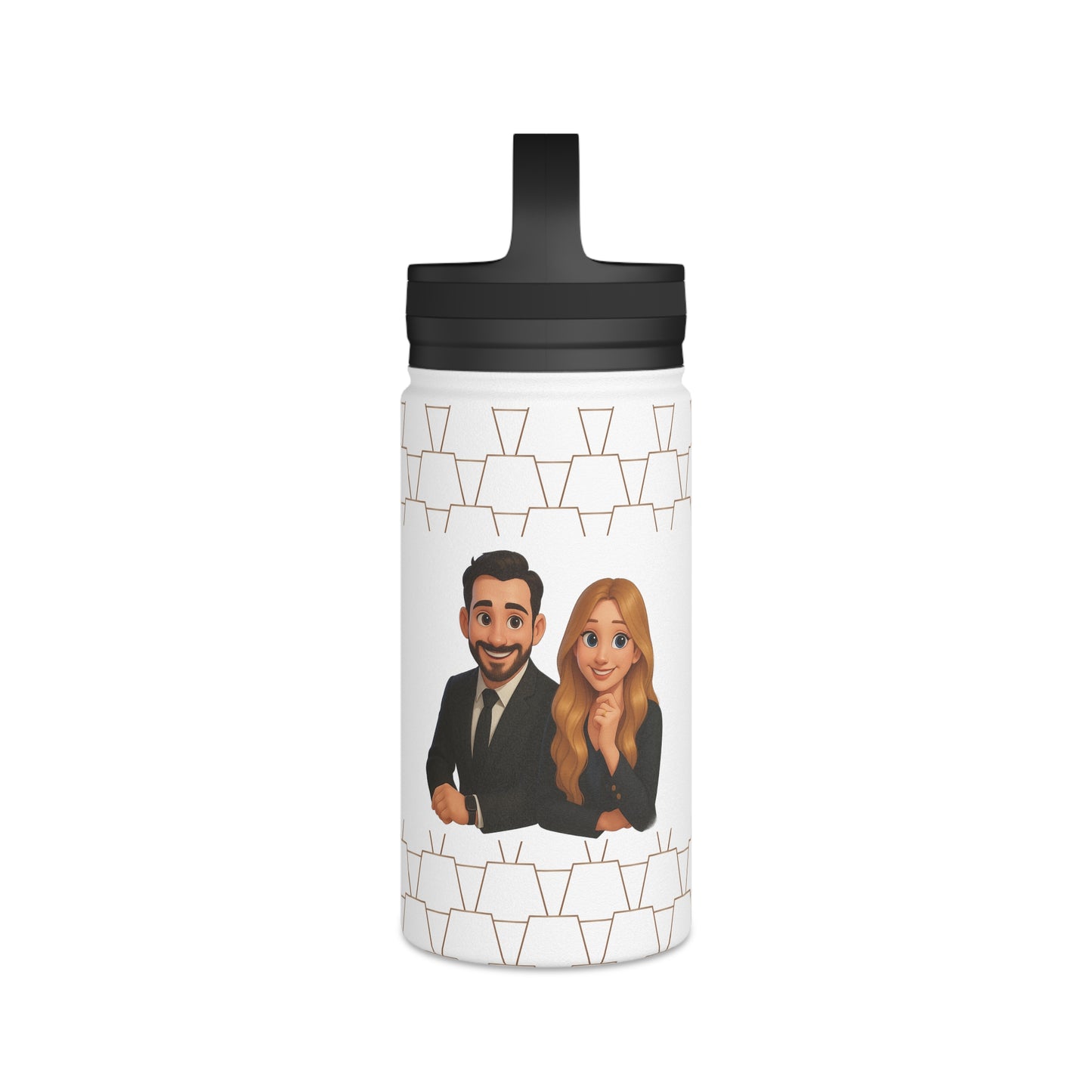 Copy of Stylish Stainless Steel Water Bottle with Handle – Perfect for On-the-Go Hydration